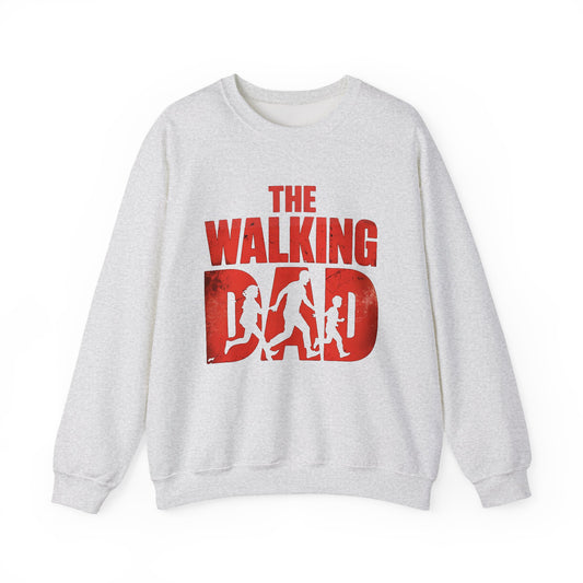 The walking dad sweatShirt | cool dad sweater | fatherhood crewneck | comfort fit gift for dad | zombie dad joke shirt | mens cozy top |