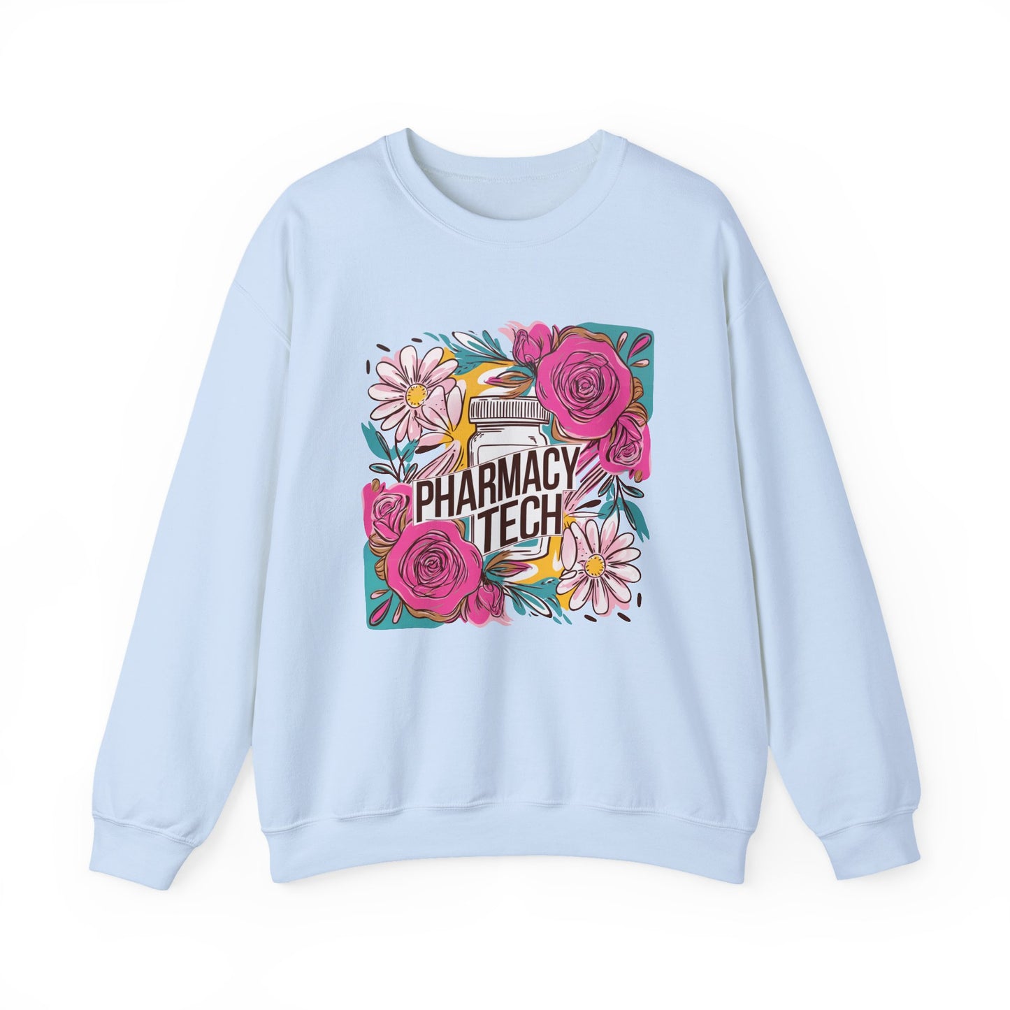 Pharmacy Tech Sweatshirt | CPHT Floral Crewneck | Pharmacist Gift Idea