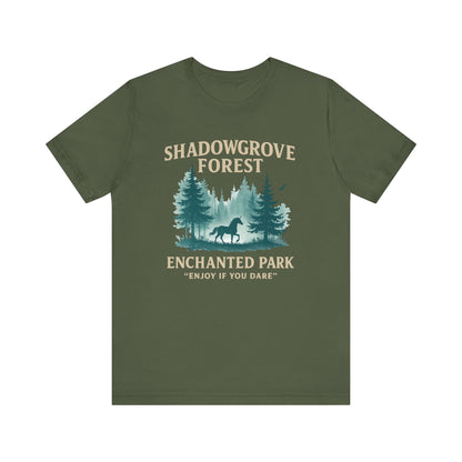 Shadowgrove Forest T-shirt | Magical Wizard Tee | Enchanted Bookish Gift