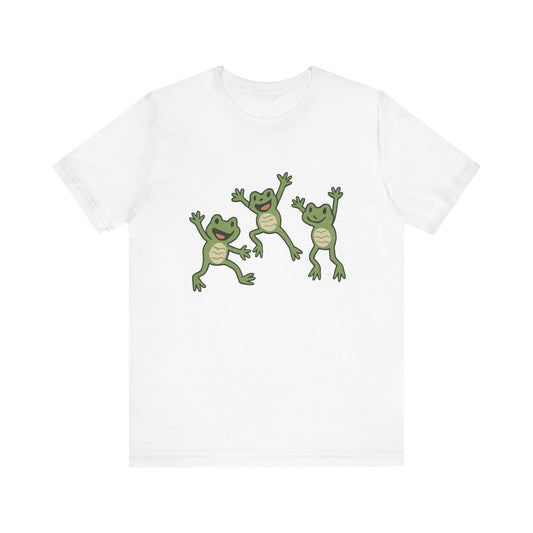 Three Frogs Shirt |Frog Tee| Cute Amphibian Fashion| Colors T-Shirt| Nature Lover Gift| I Like Frogs Shirt |
