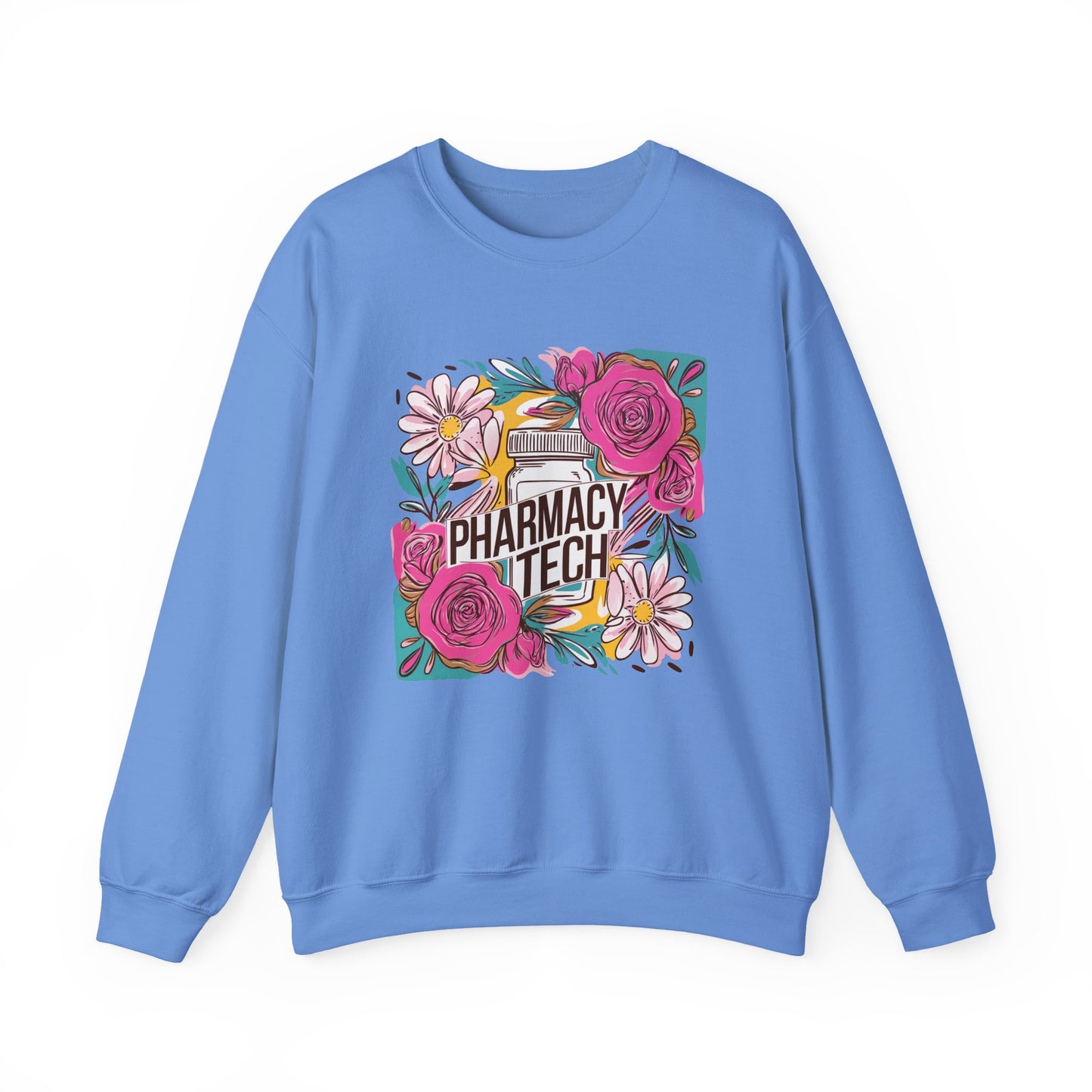 Pharmacy Tech Sweatshirt | CPHT Floral Crewneck | Pharmacist Gift Idea