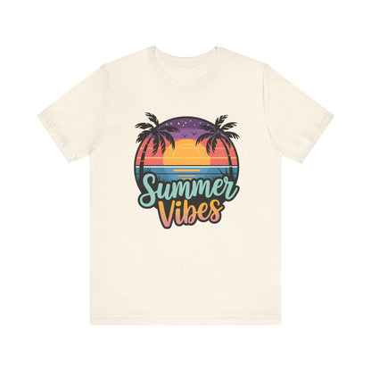 Vintage Sumer vibes Shirt | Beach Shirt | Vacation Tee | Retro Aesthetic | Sunshine Graphic | Trendy Summer Outfit | Cute Gift for Women |
