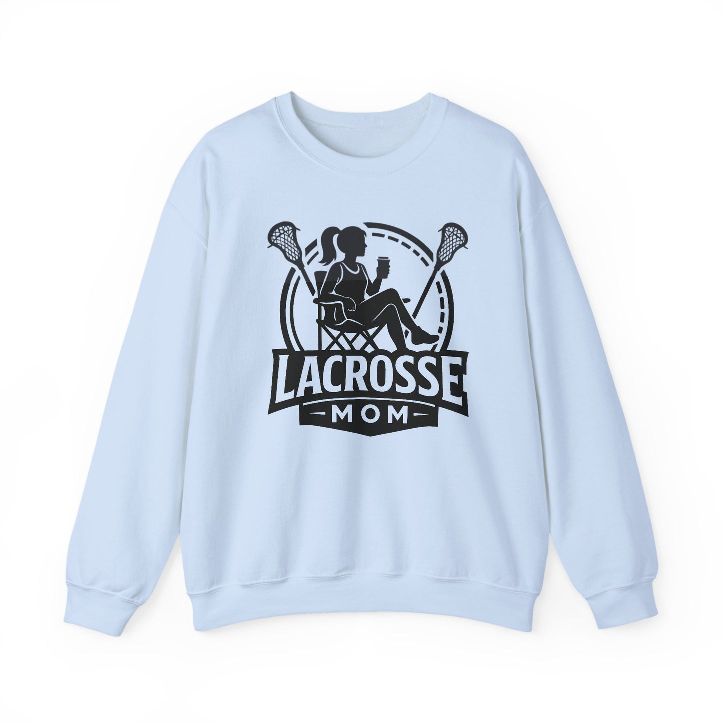 Lacrosse Mom Sweatshirt | Player & Coach Gift | Lacrosse Fan Apparel