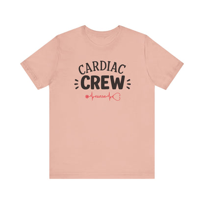Cardiac Crew T-shirt | Telemetry RN Gift | Heart Nurse Appreciation Crewneck