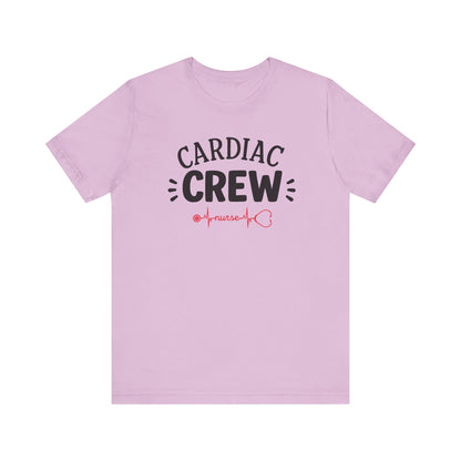Cardiac Crew T-shirt | Telemetry RN Gift | Heart Nurse Appreciation Crewneck