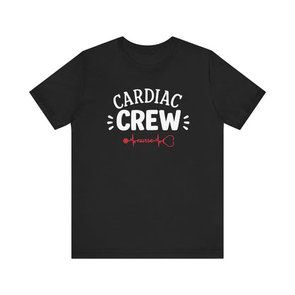 Cardiac Crew T-shirt | Telemetry RN Gift | Heart Nurse Appreciation Crewneck