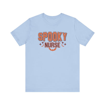 One Spooky Nurse T-shirt | Cute Skeleton Ghost Tee | Halloween Nurse Gift
