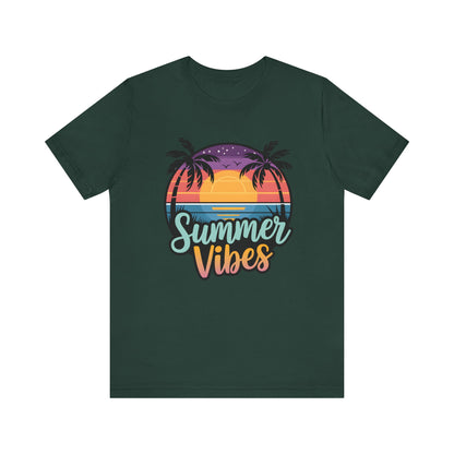Vintage Sumer vibes Shirt | Beach Shirt | Vacation Tee | Retro Aesthetic | Sunshine Graphic | Trendy Summer Outfit | Cute Gift for Women |