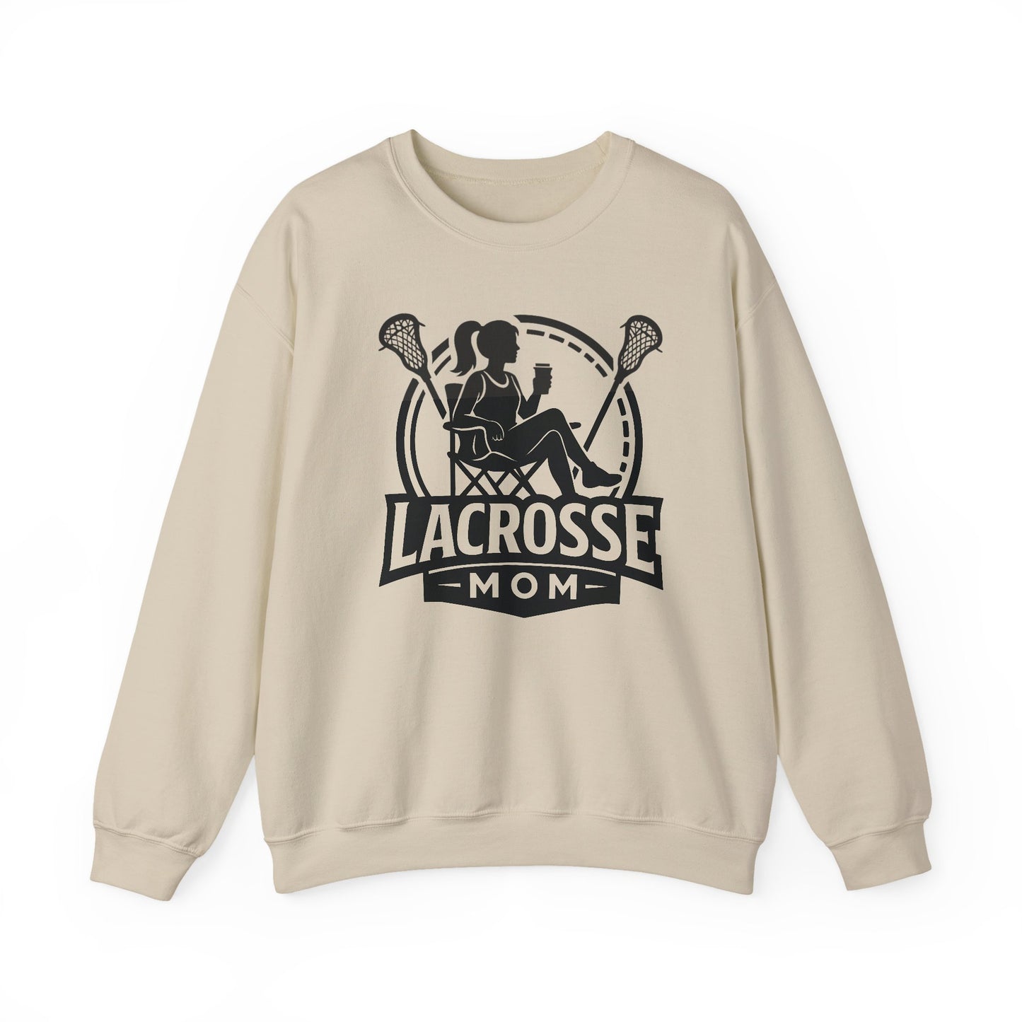 Lacrosse Mom Sweatshirt | Player & Coach Gift | Lacrosse Fan Apparel