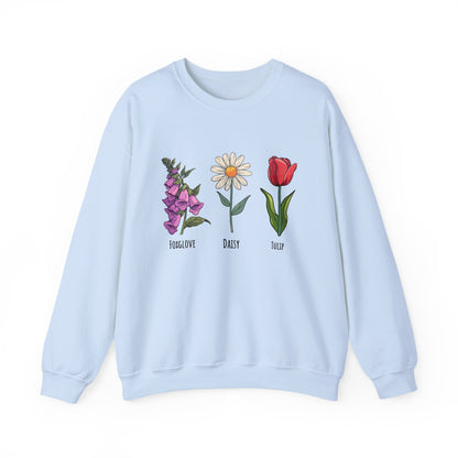 Subtle FDT Sweatshirt | political protest | liberal resist merch | feminist gift | democrat flower lover|F*ck Donald Trump  | comfy crewneck