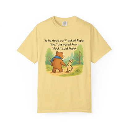 Winnie The Pooh And Piglet "Is He Dead Yet " sweatshirt | Anti-Trump| Resist Not My President | Funny Political Thermal Laminated shirt |