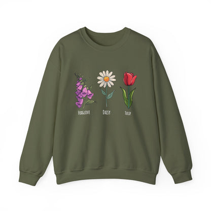 Subtle FDT Sweatshirt | political protest | liberal resist merch | feminist gift | democrat flower lover|F*ck Donald Trump  | comfy crewneck
