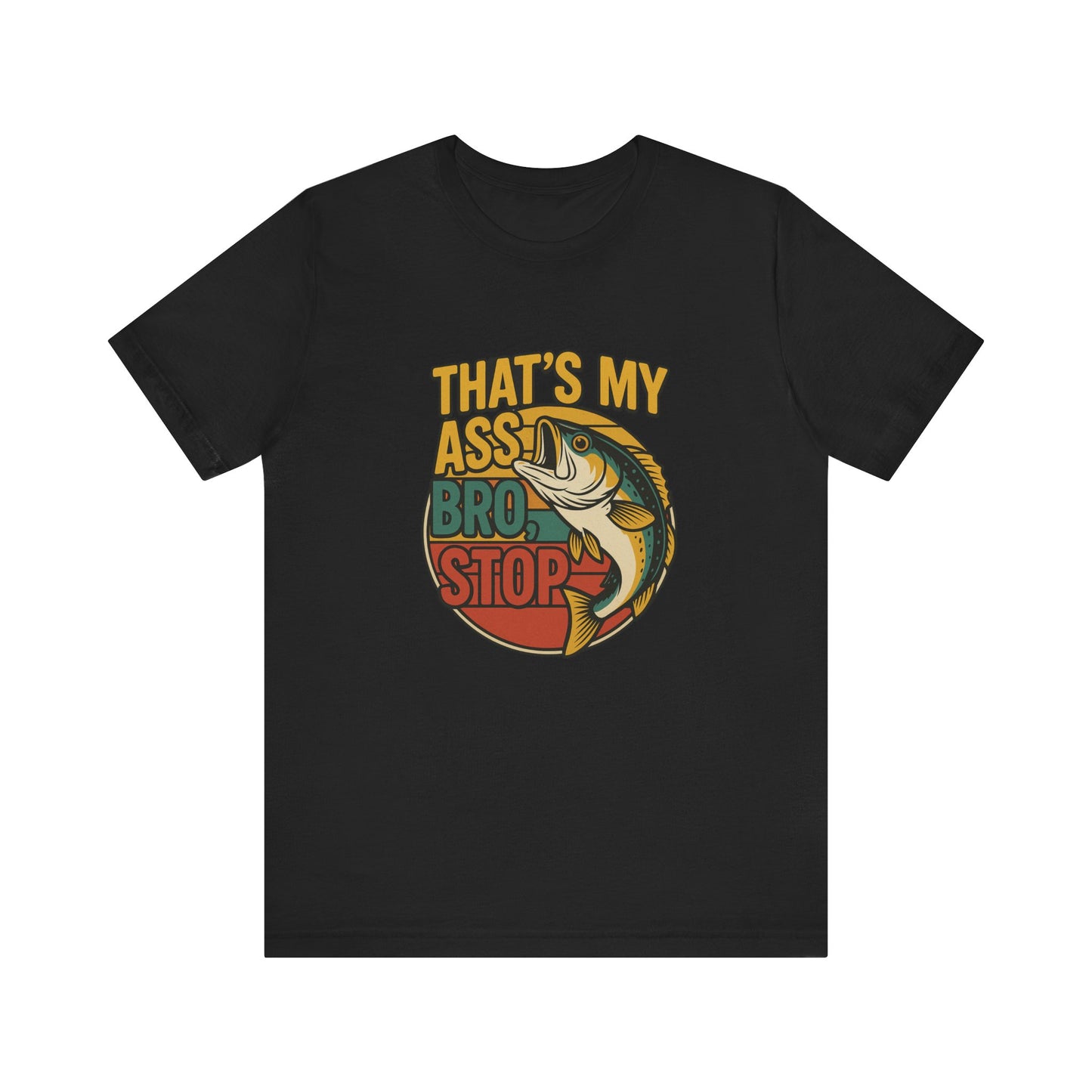 That’s My Bass Bro T-shirt | Funny Fishing Tee | Retro Gift for Fishermen