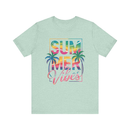 Sumer vibes Shirt | Beach Shirt | Vacation Tee | Retro Aesthetic | Sunshine Graphic | Trendy Summer Outfit | Cute Gift for Women | Vintage |