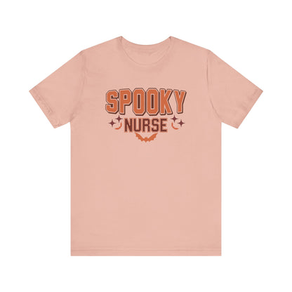 One Spooky Nurse T-shirt | Cute Skeleton Ghost Tee | Halloween Nurse Gift