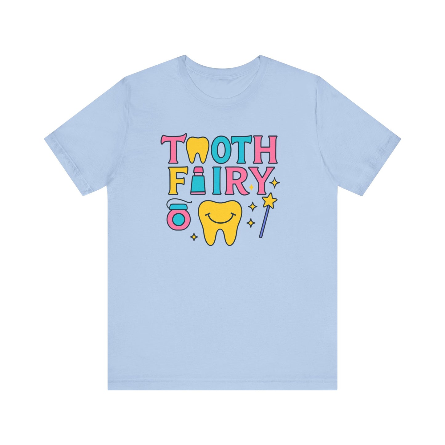 Tooth Fairy T-shirt | Dental Hygienist Gift | Funny Dentist Crewneck Tee