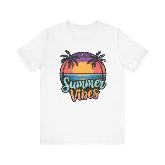 Vintage Sumer vibes Shirt | Beach Shirt | Vacation Tee | Retro Aesthetic | Sunshine Graphic | Trendy Summer Outfit | Cute Gift for Women |