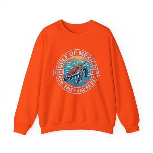 The Gulf of Mexico Est 1550 sweatshirt | comfort colors | beach gift | vintage style | cozy unisex pullover | coastal vibes crewneck