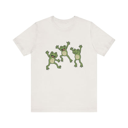 Three Frogs Shirt |Frog Tee| Cute Amphibian Fashion| Colors T-Shirt| Nature Lover Gift| I Like Frogs Shirt |