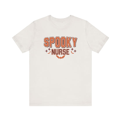One Spooky Nurse T-shirt | Cute Skeleton Ghost Tee | Halloween Nurse Gift