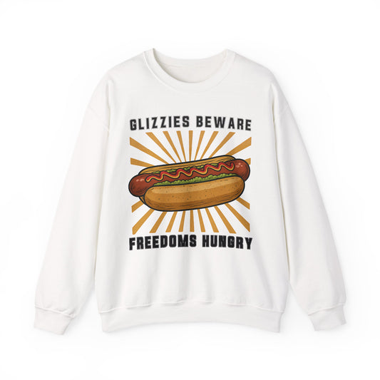 It's A Bad Day To Be A Glizzy sweatShirt | Funny 4th of July Shirt | Hot Dog Lover Gift | Patriotic Meme | Retro |Glizzies Beware Freedoms