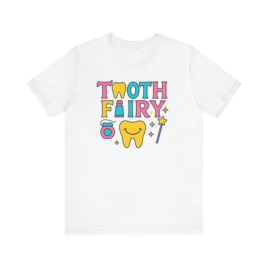 Tooth Fairy T-shirt | Dental Hygienist Gift | Funny Dentist Crewneck Tee