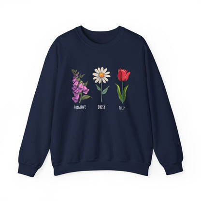 Subtle FDT Sweatshirt | political protest | liberal resist merch | feminist gift | democrat flower lover|F*ck Donald Trump  | comfy crewneck