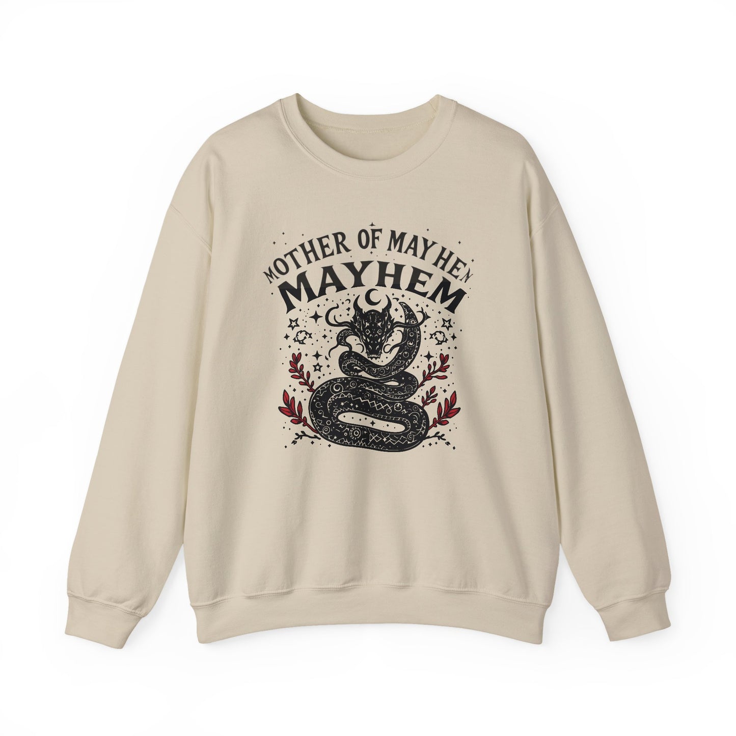 Mother of Mayhem Sweatshirt | Punk Mom Gift | Grunge Alternative Wife Tee
