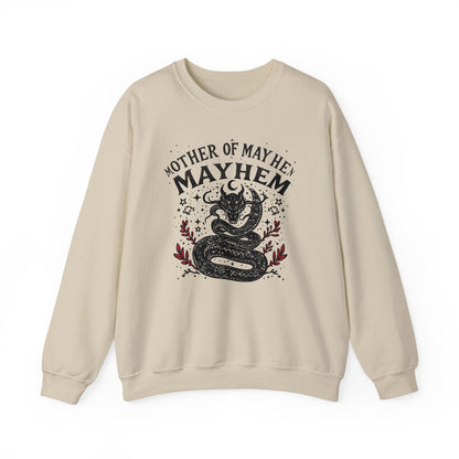 Mother of Mayhem Sweatshirt | Punk Mom Gift | Grunge Alternative Wife Tee