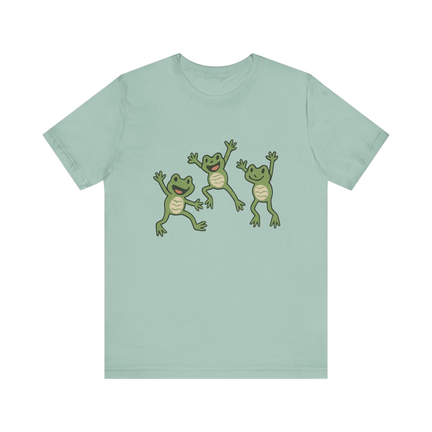 Three Frogs Shirt |Frog Tee| Cute Amphibian Fashion| Colors T-Shirt| Nature Lover Gift| I Like Frogs Shirt |