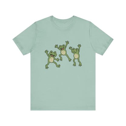 Three Frogs Shirt |Frog Tee| Cute Amphibian Fashion| Colors T-Shirt| Nature Lover Gift| I Like Frogs Shirt |