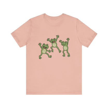 Three Frogs Shirt |Frog Tee| Cute Amphibian Fashion| Colors T-Shirt| Nature Lover Gift| I Like Frogs Shirt |