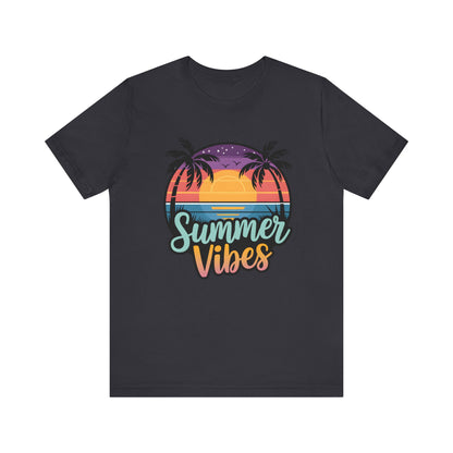 Vintage Sumer vibes Shirt | Beach Shirt | Vacation Tee | Retro Aesthetic | Sunshine Graphic | Trendy Summer Outfit | Cute Gift for Women |