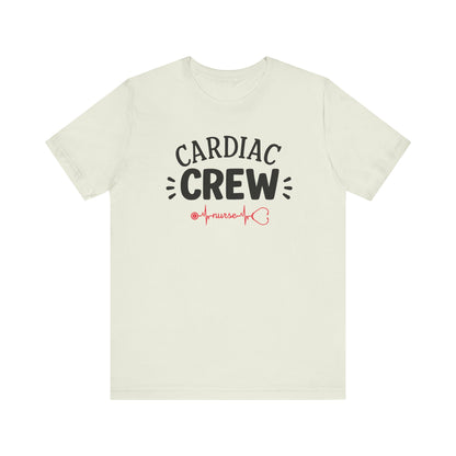 Cardiac Crew T-shirt | Telemetry RN Gift | Heart Nurse Appreciation Crewneck