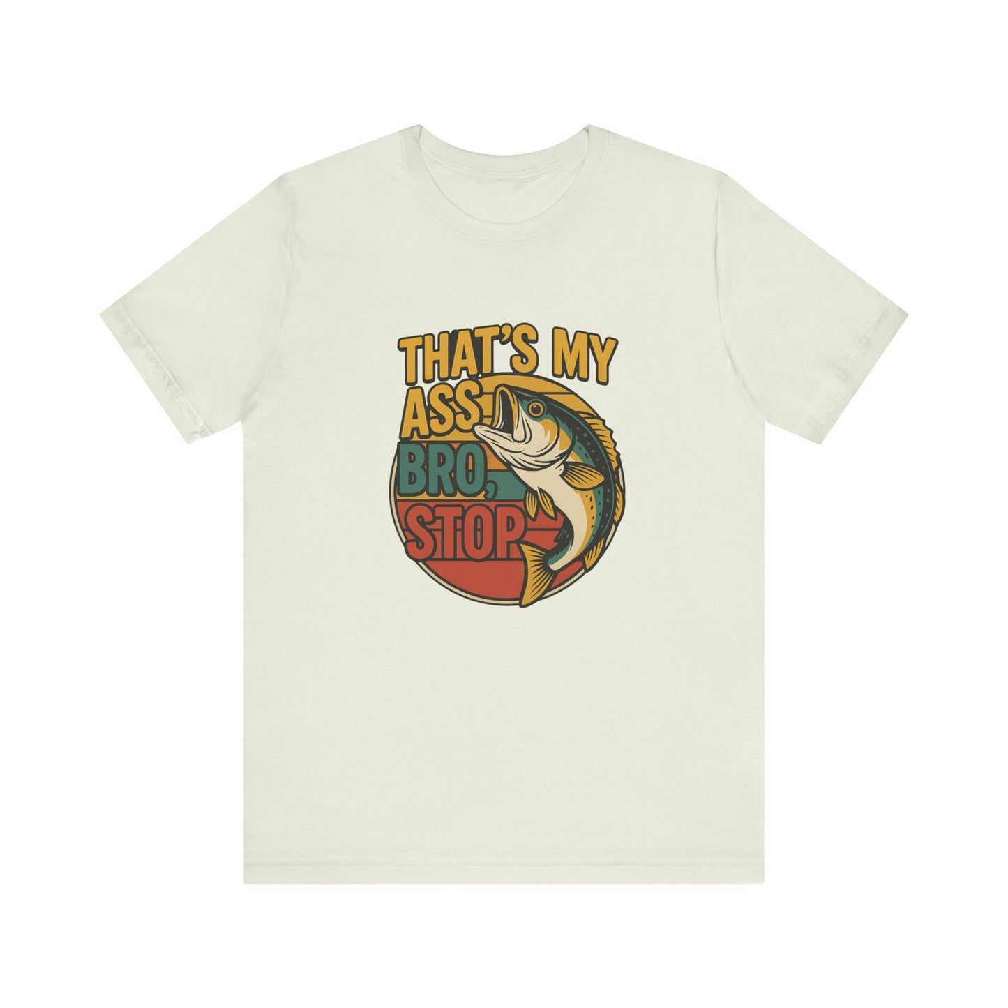 That’s My Bass Bro T-shirt | Funny Fishing Tee | Retro Gift for Fishermen