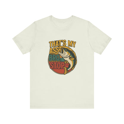 That’s My Bass Bro T-shirt | Funny Fishing Tee | Retro Gift for Fishermen