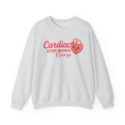 Cardiac Stepdown Nurse Sweatshirt | ICU RN Gift | Heart Nurse Crewneck | Cute Cardiology Apparel | CVICU Nurse Life | Medical Appreciation