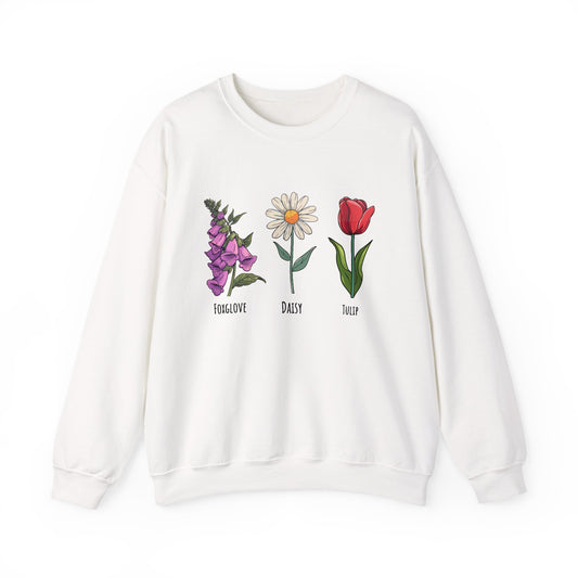 Subtle FDT Sweatshirt | political protest | liberal resist merch | feminist gift | democrat flower lover|F*ck Donald Trump  | comfy crewneck