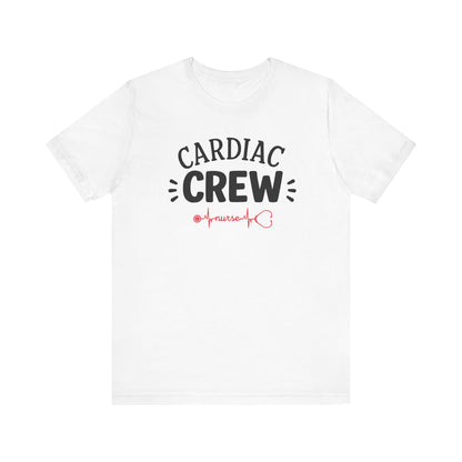 Cardiac Crew T-shirt | Telemetry RN Gift | Heart Nurse Appreciation Crewneck