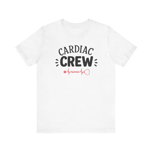 Cardiac Crew T-shirt | Telemetry RN Gift | Heart Nurse Appreciation Crewneck
