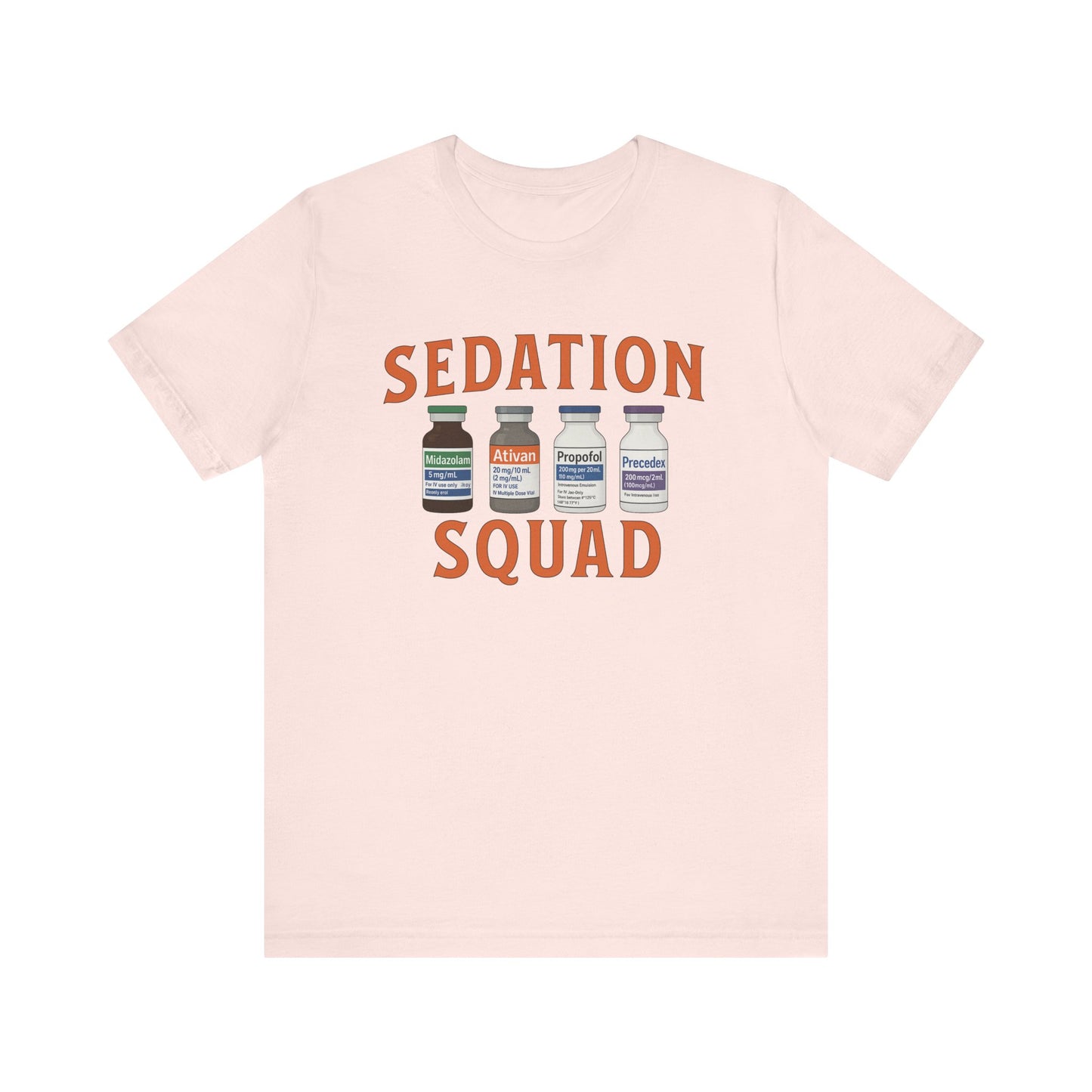 Sedation Squad T-shirt | Funny ICU Nurse Tee | CRNA Anesthesia Gift Shirt