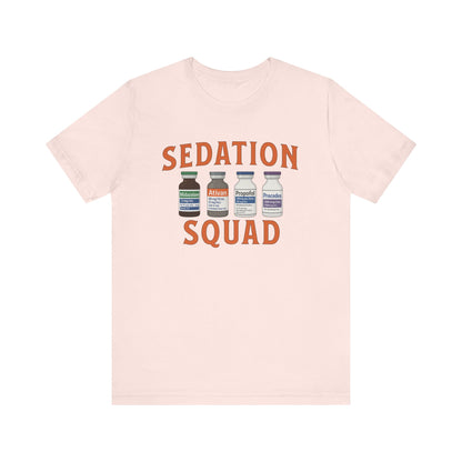 Sedation Squad T-shirt | Funny ICU Nurse Tee | CRNA Anesthesia Gift Shirt