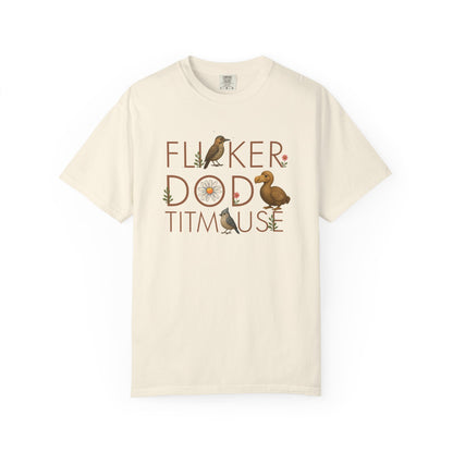 Flicker Dodo Titmouse shirt | Funny bird shirt | Anti MAGA tee | Subtle FDT gift | Liberal political shirt | Comfort Colors unisex