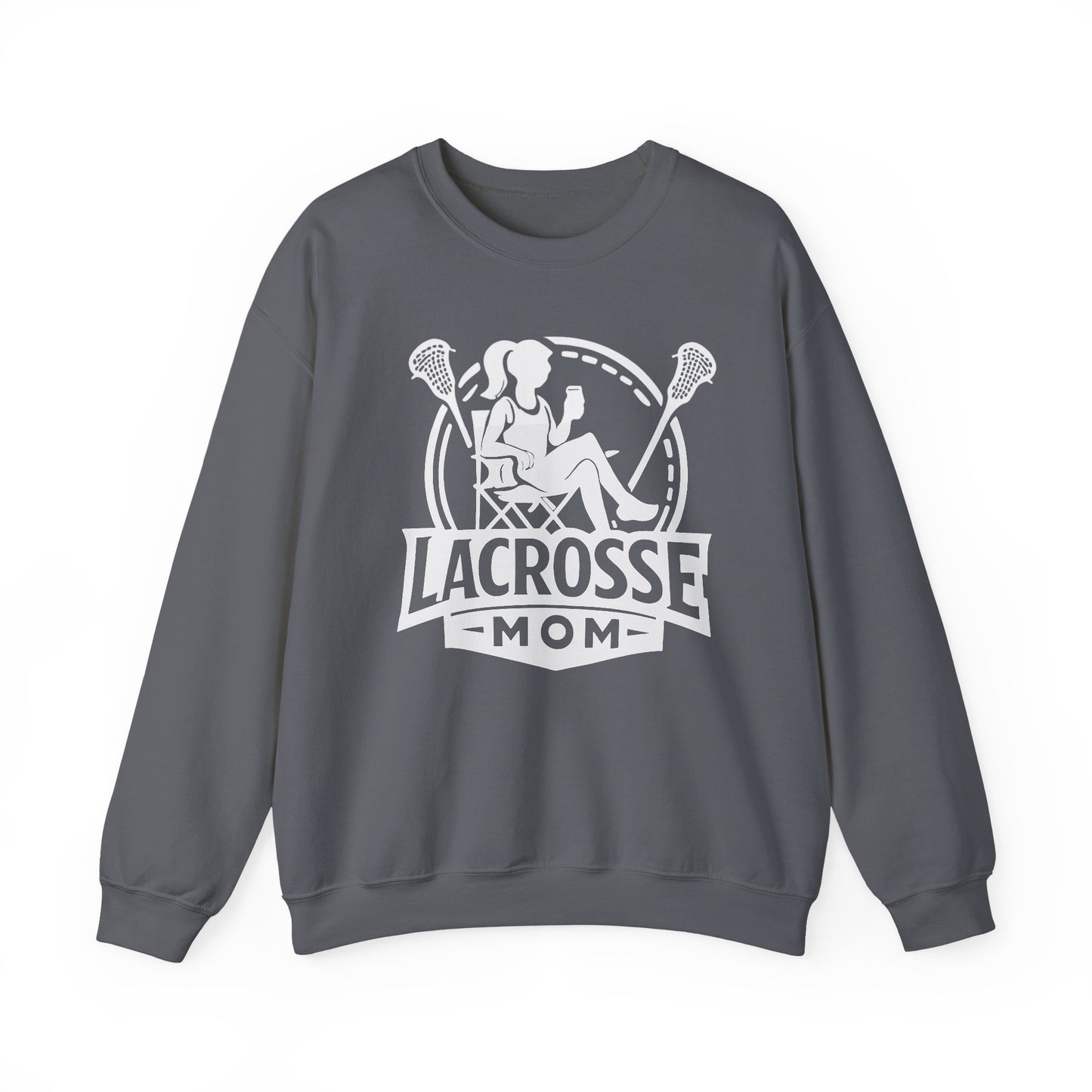 Lacrosse Mom Sweatshirt | Player & Coach Gift | Lacrosse Fan Apparel
