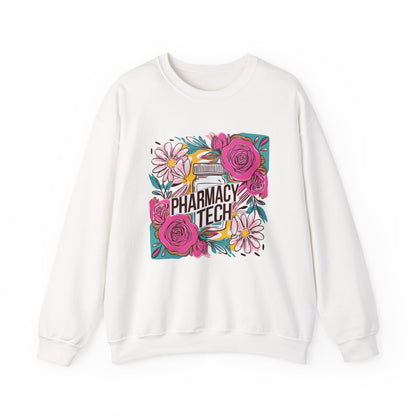 Pharmacy Tech Sweatshirt | CPHT Floral Crewneck | Pharmacist Gift Idea