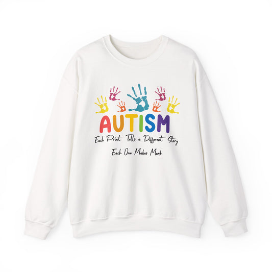 Fingerprint Autism sweatshirt | Autism Awareness Gift | Fingerprint Tee | Neurodiversity Shirt | Special Needs Mom Sweatshirt