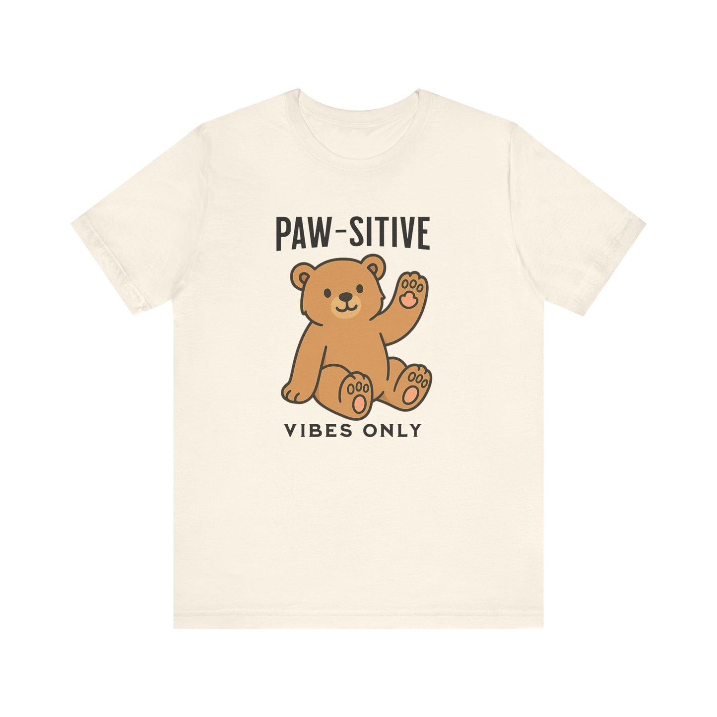 Paw-sitive Vibes Only shirt | Cute Dog Lover Gift | Funny Pet Tee | Positive Graphic Apparel | Unisex Cotton Top | Animal Mom Shirt