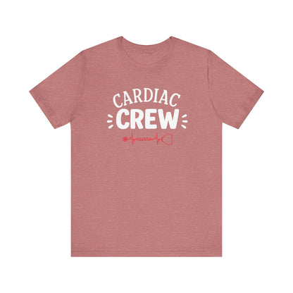 Cardiac Crew T-shirt | Telemetry RN Gift | Heart Nurse Appreciation Crewneck