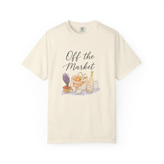 Fresh Off The Market Luxury Bachelorette shirt | Funny bridal tee | Comfort Colors shirt | Bride gift | Custom garden party shirt