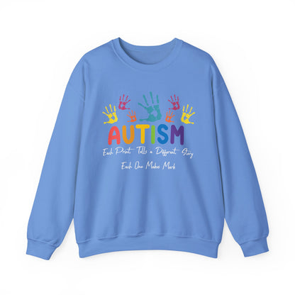Fingerprint Autism sweatshirt | Autism Awareness Gift | Fingerprint Tee | Neurodiversity Shirt | Special Needs Mom Sweatshirt